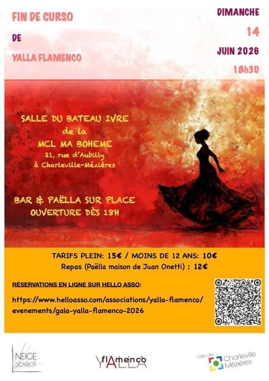 Illustration de l'événement : Gala - Fin de curso de Yalla flamenco
