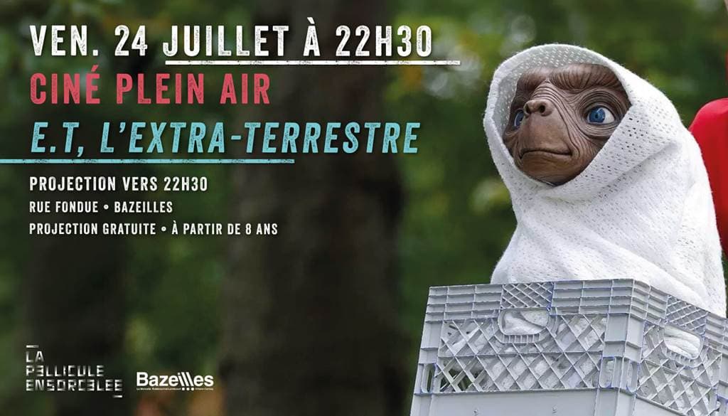 Illustration de l'événement : Ciné plein air : E.T, L’extra-terrestre
