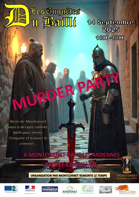 Illustration de l'événement : Murder Party meurtre au Mont Cornu
