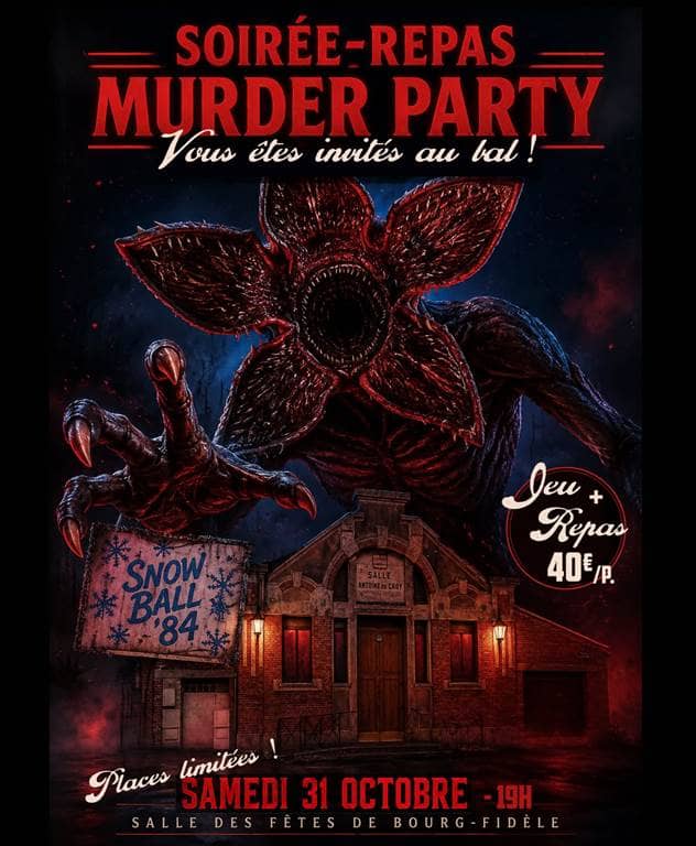 Illustration de l'événement : Soirée Repas Murder Party