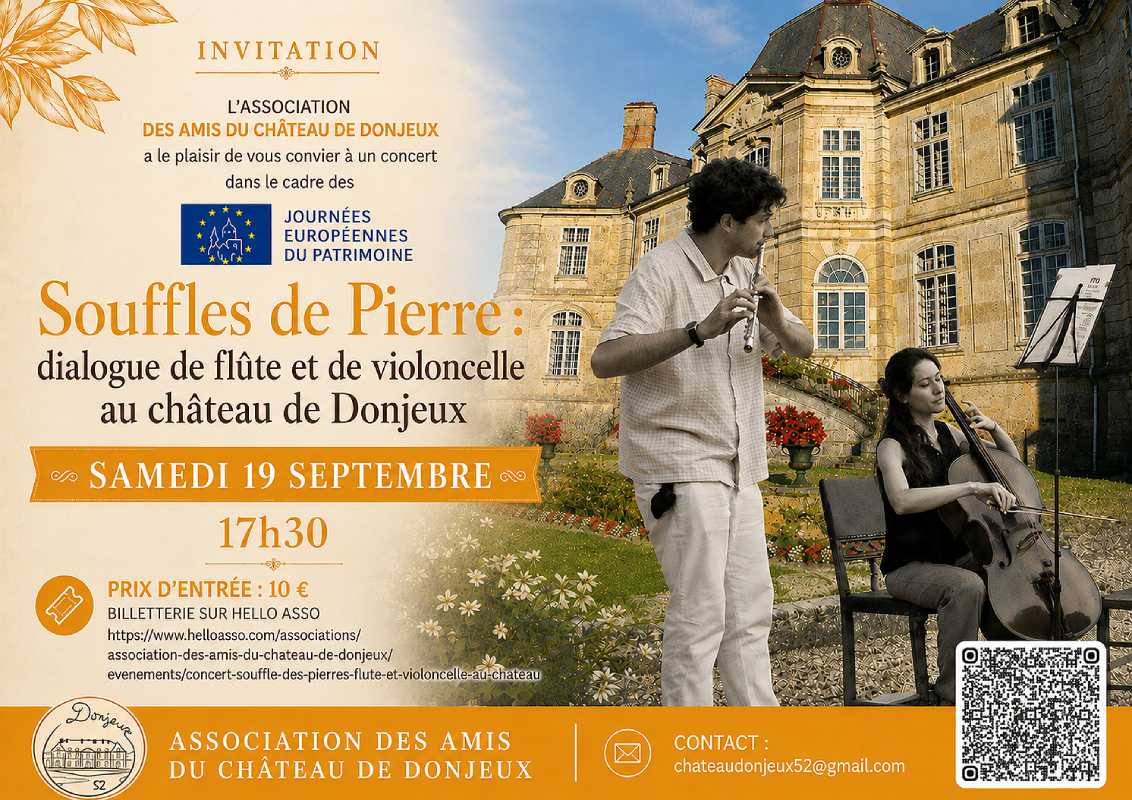 Illustration de l'événement : Concert Souffles de Pierre au Château de Donjeux
