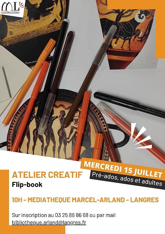 Illustration de l'événement : Atelier Flip - Book