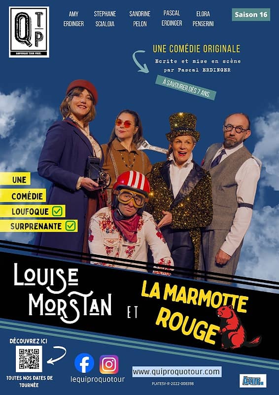 Illustration de l'événement : Comédie "Louise Morstan - La Marmotte rouge"
