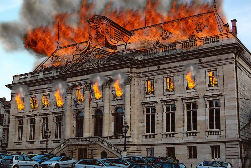 Illustration de l'événement : Visite thématique à Langres : Les incendies à Langres, une ville face aux flammes