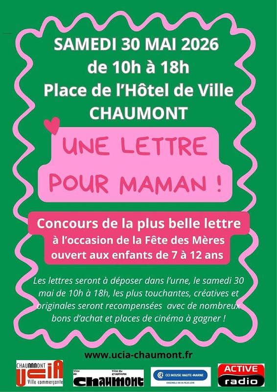 Illustration de l'événement : Concours : une lettre pour maman