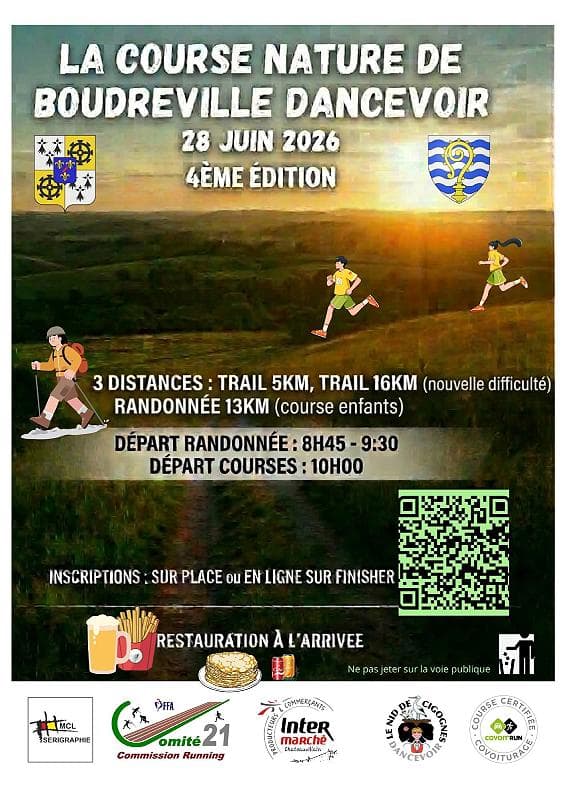 Illustration de l'événement : La course nature de Boudreville Dancevoir