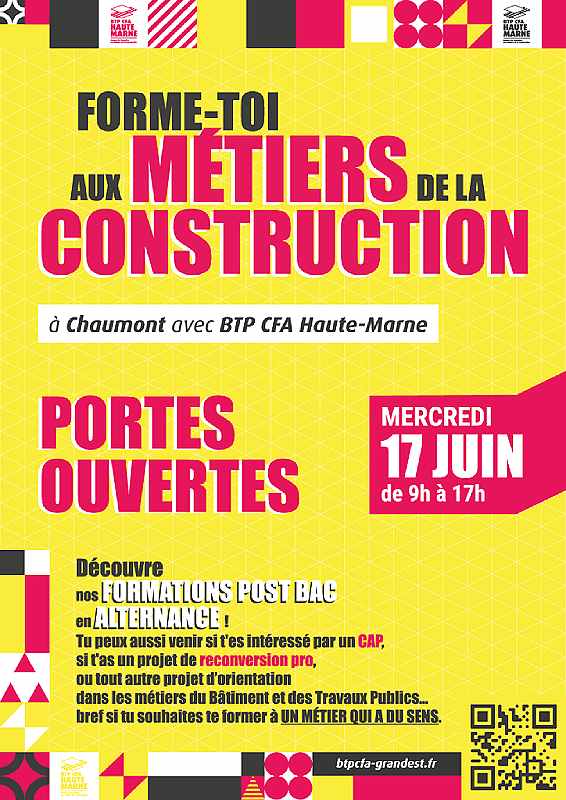 Illustration de l'événement : Portes ouvertes : BTP CFA