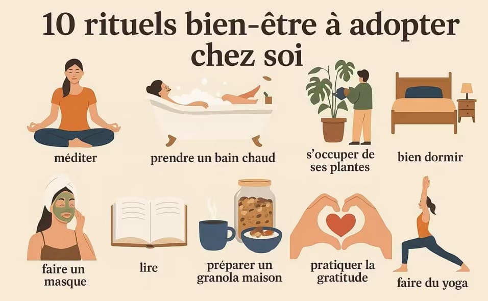 Illustration de l'événement : Atelier bien-être "rituel du matin, rituel du soir"