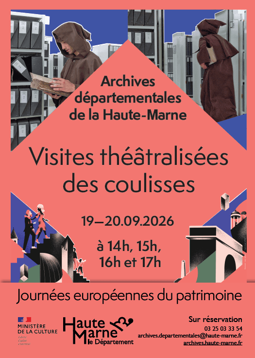 Illustration de l'événement : Journées Européennes du Patrimoine aux Archives Départementales de la Haute-Marne - édition 2026