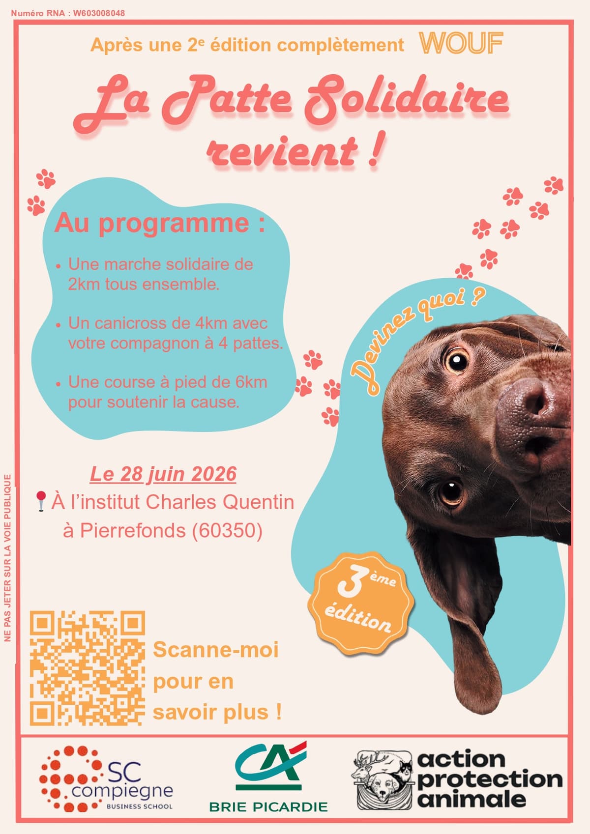 Illustration de l'événement : La Patte Solidaire | 3ème édition