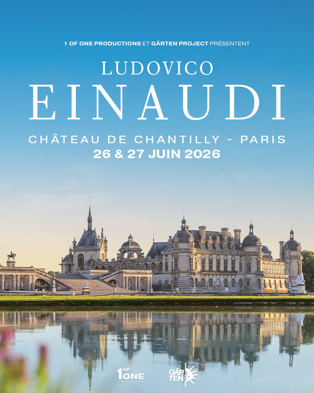 Illustration de l'événement : Concert de Ludovico Einaudi au Château de Chantilly
