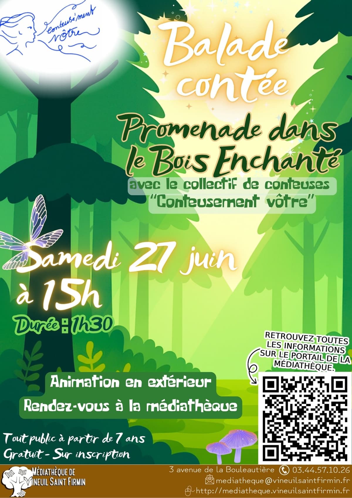 Illustration de l'événement : Balade contée à Vineuil-Saint-Firmin
