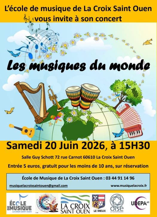 Illustration de l'événement : Concert " Les musiques du monde "