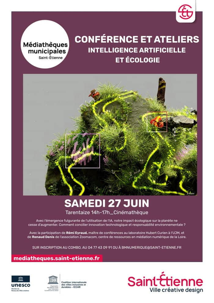 Illustration de l'événement : Intelligence artificielle et écologie