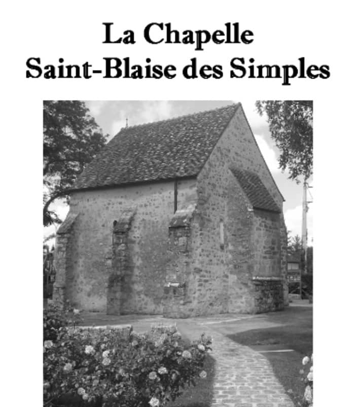 Illustration de l'événement : Visite guidée de la Chapelle Saint-Blaise des Simples