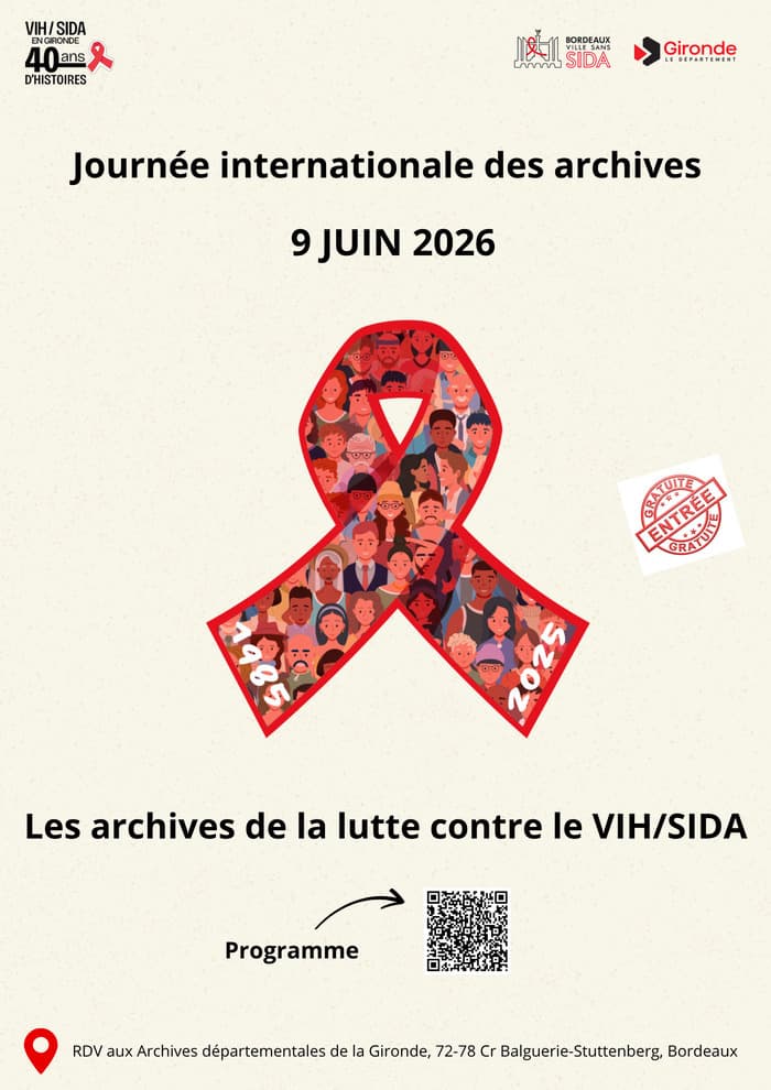 Illustration de l'événement : Les archives de la lutte contre le VIH/SIDA : enjeux de préservation et de mémoire