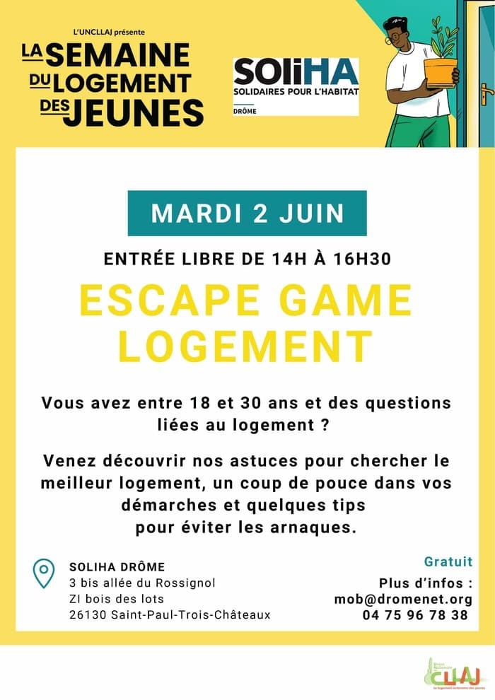 Illustration de l'événement : Escape Game Logement