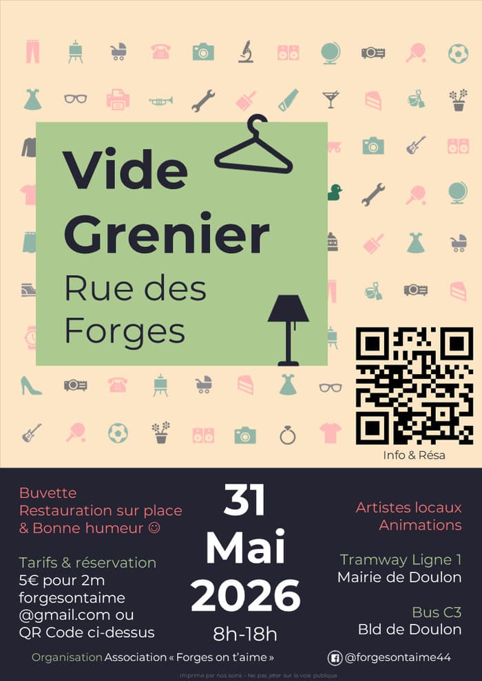 Illustration de l'événement : Vide-greniers rue des Forges
