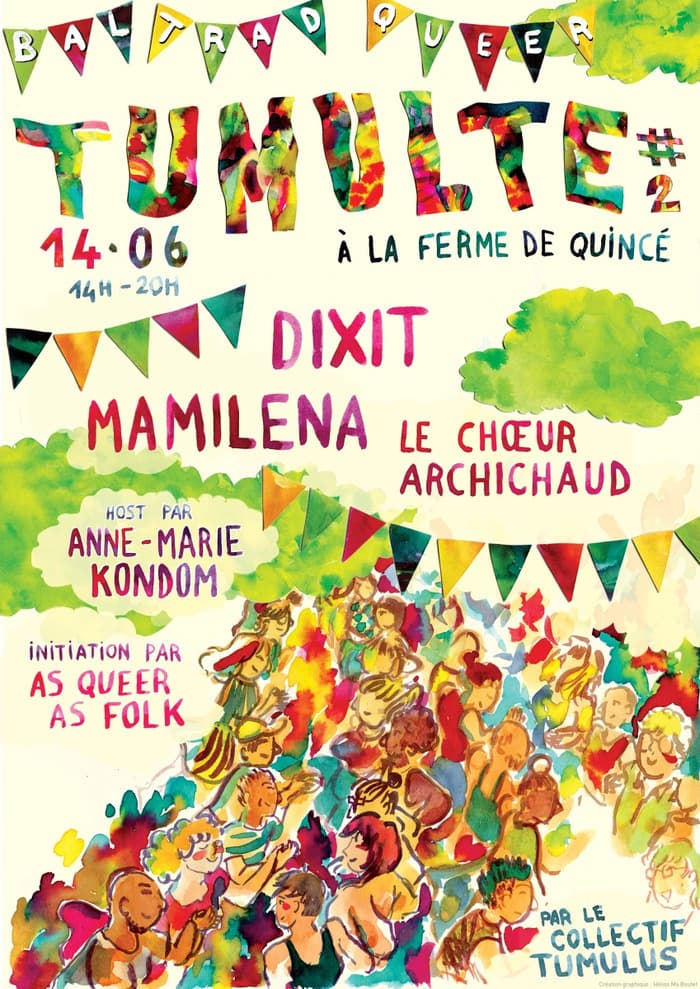 Illustration de l'événement : TUMULTE 2 Bal Trad Queer