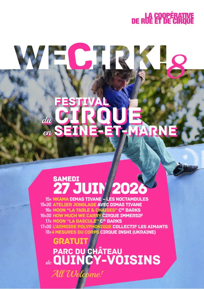 Illustration de l'événement : We Cirk ! Festival cirque en Seine-et-Marne - Moon / Cie Barks