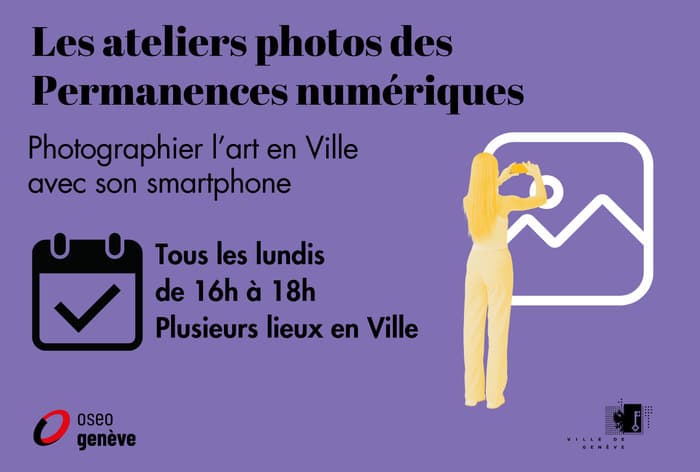 Illustration de l'événement : Atelier "Photographier l'art en Ville avec son smartphone"