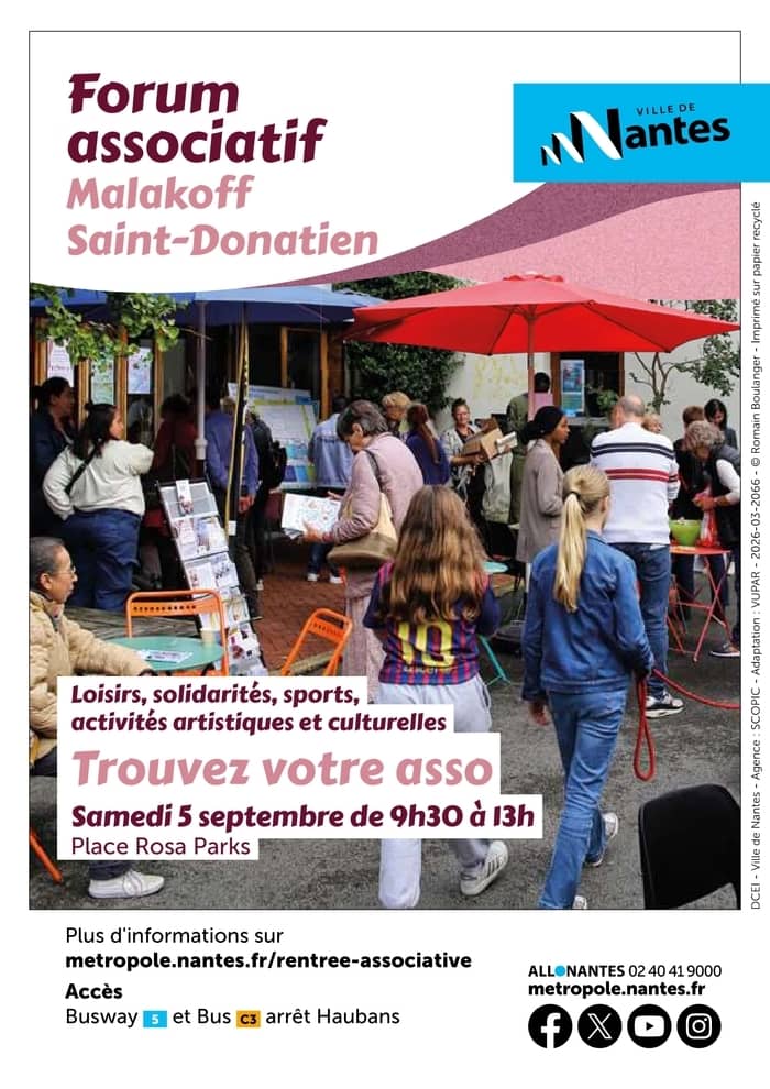 Illustration de l'événement : Forum des associations du quartier Malakoff–Saint-Donatien