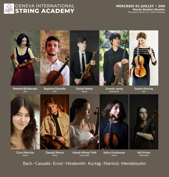 Illustration de l'événement : Geneva International String Academy