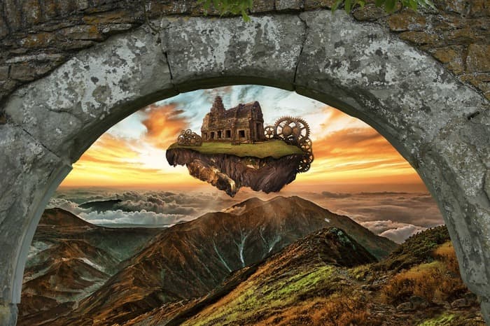 Illustration de l'événement : Modélisation 3D : Un château volant