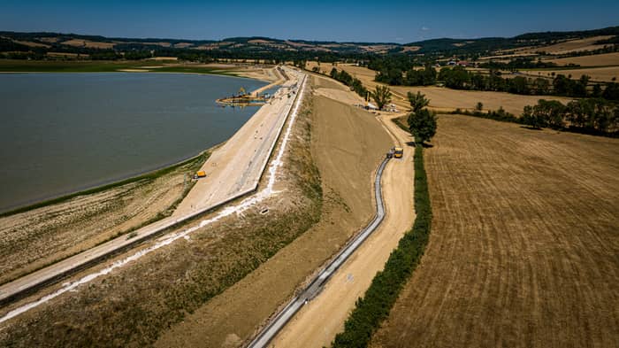 Illustration de l'événement : Visite guidée du chantier sur le barrage-réservoir de Panthier