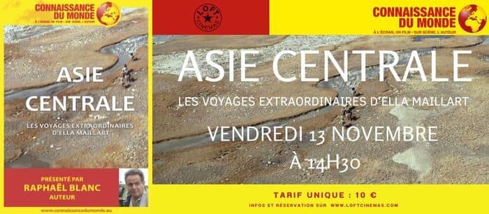 Illustration de l'événement : Asie Centrale - Les Voyages Extraordinaires d'Ella Maillart