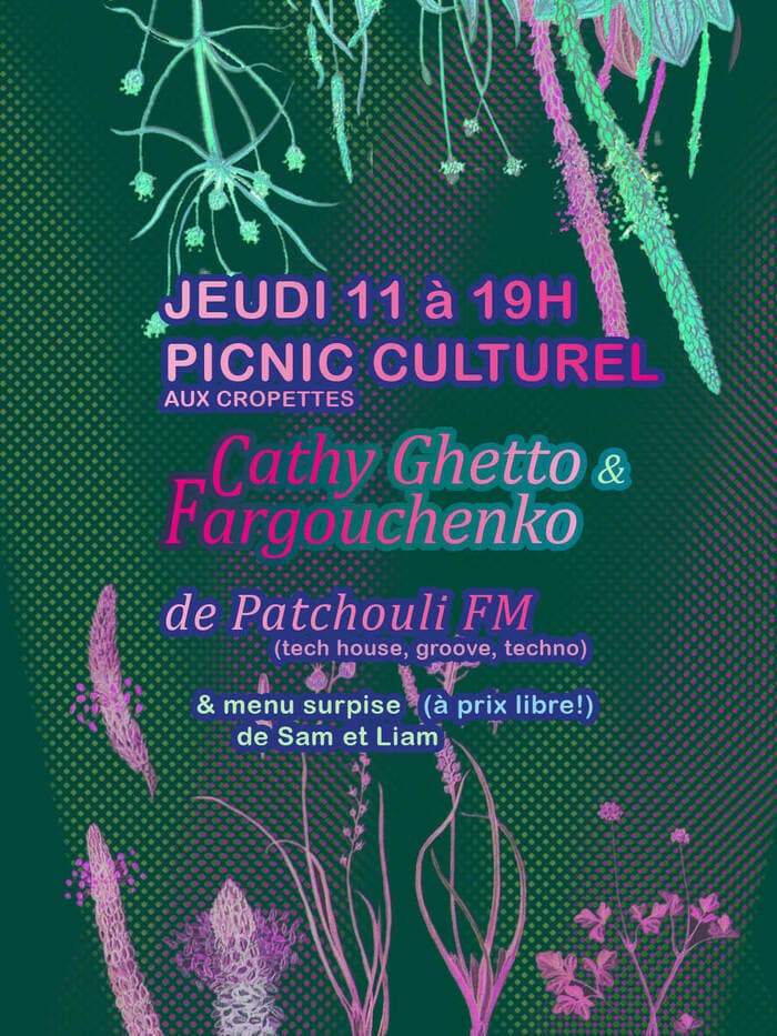 Illustration de l'événement : Picnic Culturel avec Cathy Ghetto & Fargouchenko de Patchouli FM