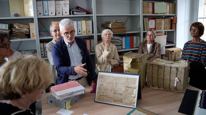 Illustration de l'événement : Visite commentée : à la découverte des archives et de leurs trésors
