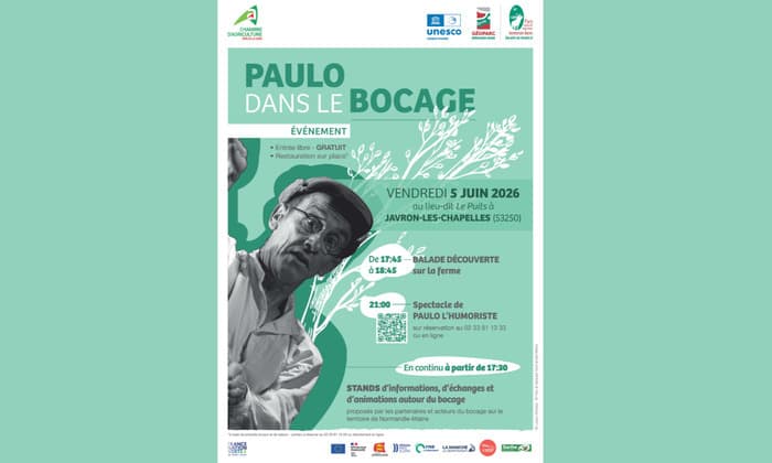 Illustration de l'événement : Spectacle de "Paulo dans le bocage" (53)