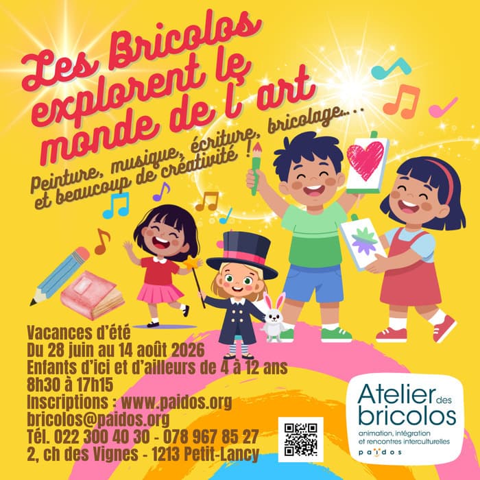 Illustration de l'événement : Les vacances d'été à l'Atelier des Bricolos