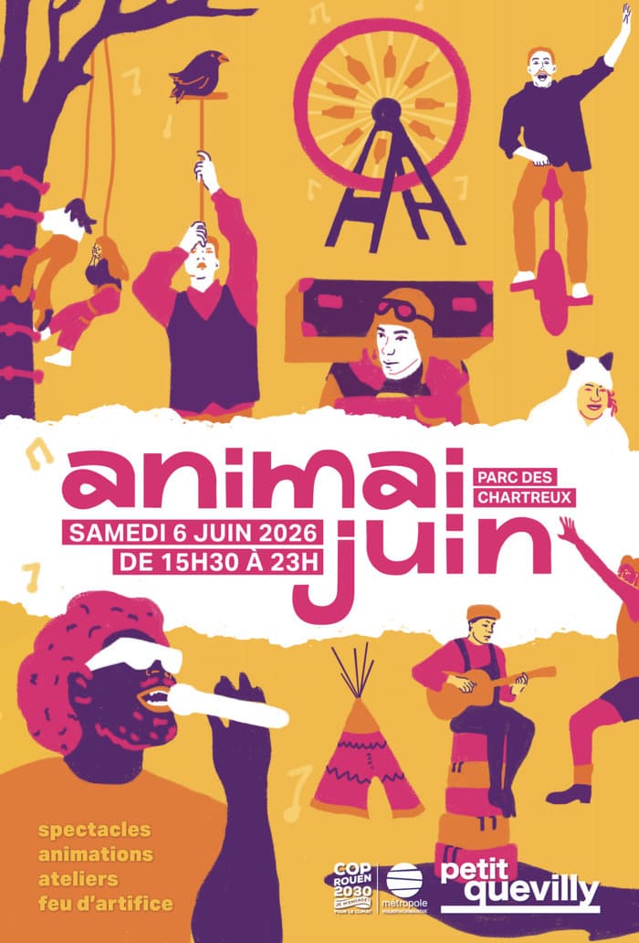 Illustration de l'événement : ANIMAIJUIN samedi 6 juin de 15h30 à minuit, au Parc des Chartreux