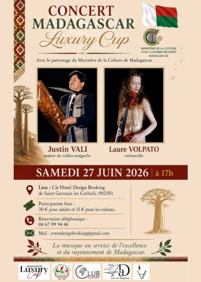 Illustration de l'événement : Justin VALI et Laure VOLPATO à Saint-Germain les Corbeil (91)