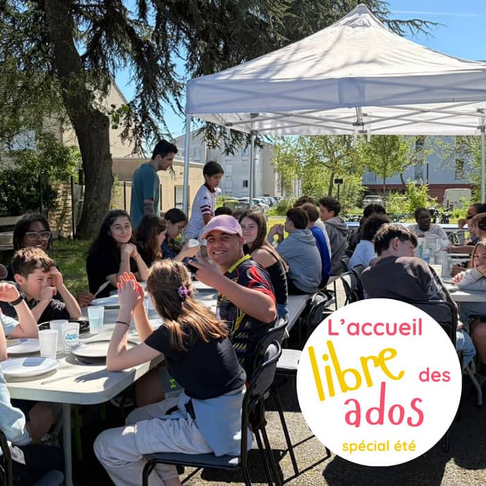 Illustration de l'événement : L'accueil libre des ados durant la saison estivale 👦👦🏾👧🏼