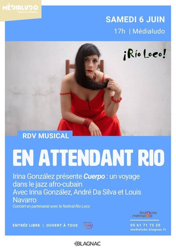 Illustration de l'événement : RDV Musical : Irina González présente "Cuerpo" : un voyage dans le jazz afro-cubain - Samedi 6 juin