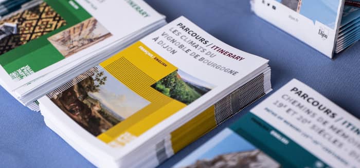 Illustration de l'événement : Dijon : parcourez la ville, brochures à la main