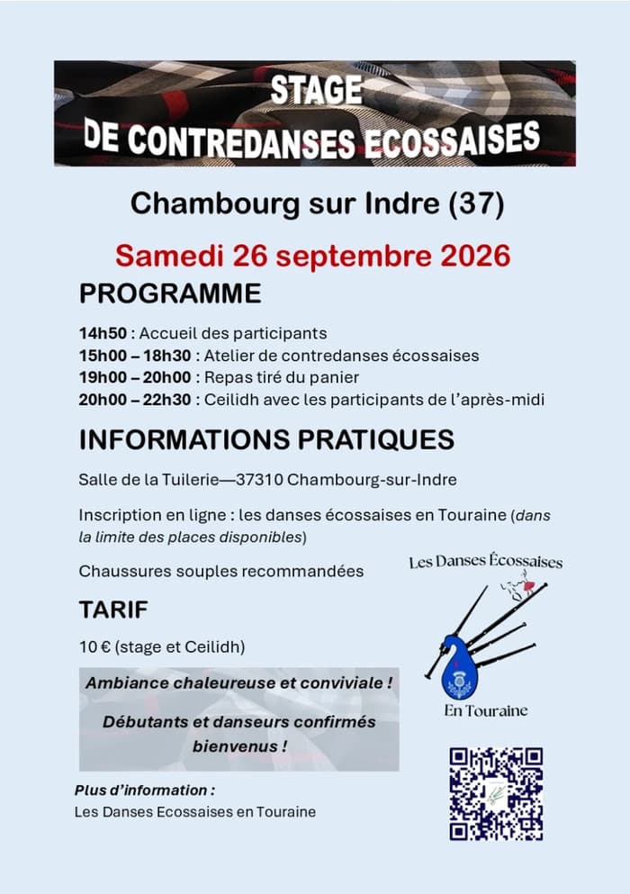 Illustration de l'événement : Stage et Ceilidh de Contredanses Ecossaises