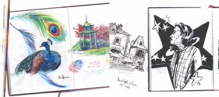 Illustration de l'événement : Stage de dessin : Carnet de voyage !
