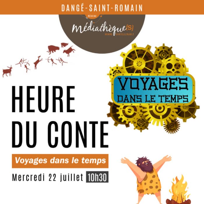 Illustration de l'événement : Voyages dans le temps : heure du conte