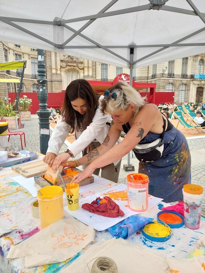 Illustration de l'événement : Atelier de sérigraphie