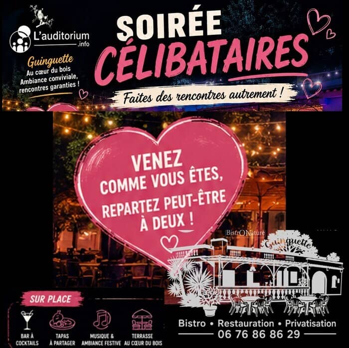 Illustration de l'événement : ✨ SOIRÉE CÉLIBATAIRE : RENCONTRES, JEUX & FUN ! ✨