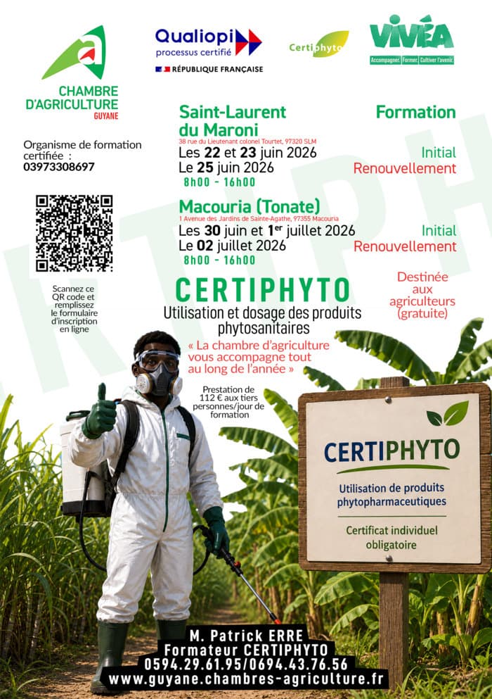 Illustration de l'événement : FORMATION CERTIPHYTO I/R