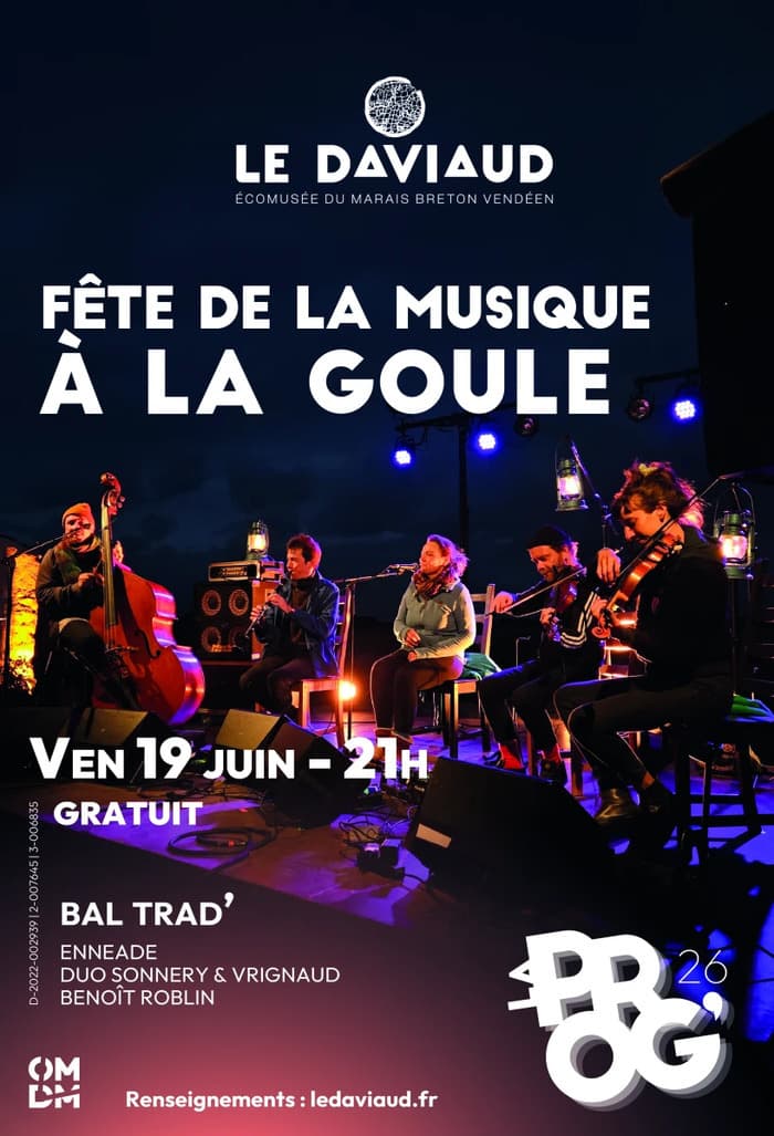 Illustration de l'événement : Fête de la musique "à la goule" ! Bal trad'
