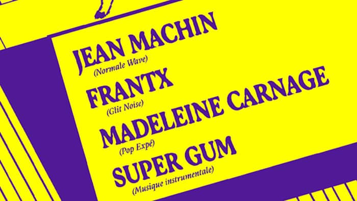 Illustration de l'événement : MADELEINE CARNAGE + FRANTX + JEAN MACHIN + SUPERGUM
