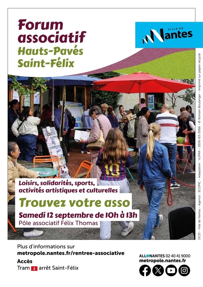 Illustration de l'événement : Forum des associations du quartier Hauts-Pavés–Saint-Félix