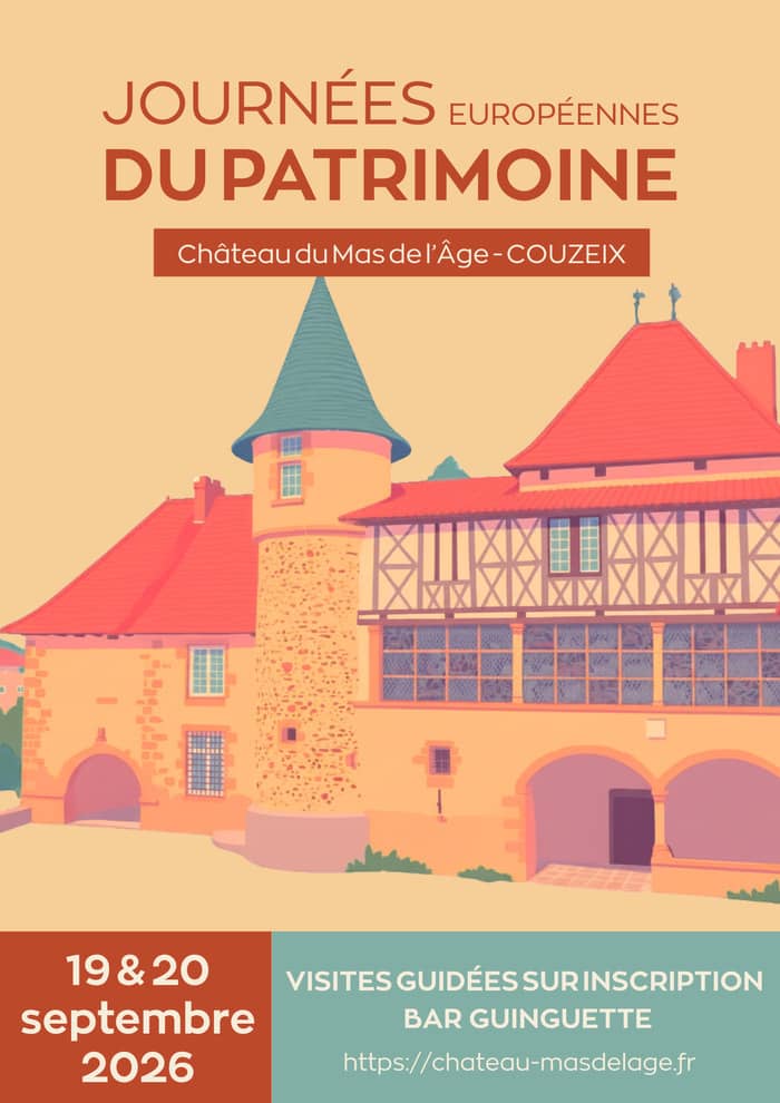 Illustration de l'événement : Visite guidée du château du Mas de l'Âge