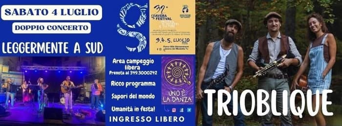Illustration de l'événement : Giavera Festival leggermente a sud